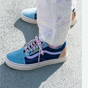 Vans old Skool Emma Mulholland on holiday x blue denim